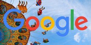 google logo sky background