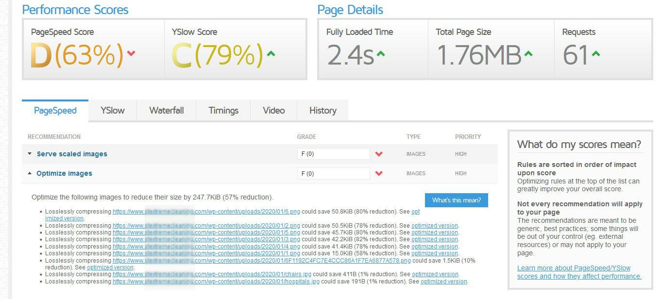 image compression gtmetrix