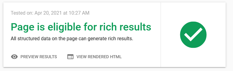 rich results