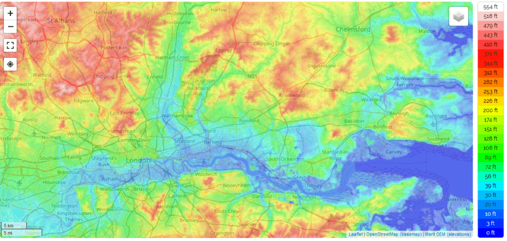 topograhy helium