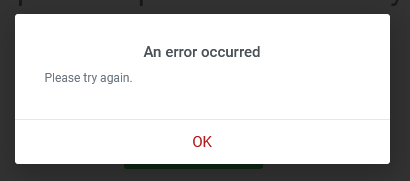 error